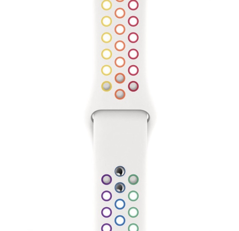  سوار  سيليكون  لساعة ابل ملون- Colorful silicone strap for Apple Watch 