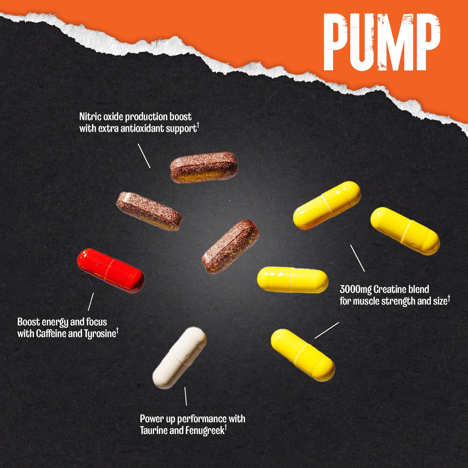  يونيفرسال نيوترشن - كبسولات أنيمال بامب ماقبل التمرين (30 قرص) - Universal Nutrition  Animal Pump pre-workout  