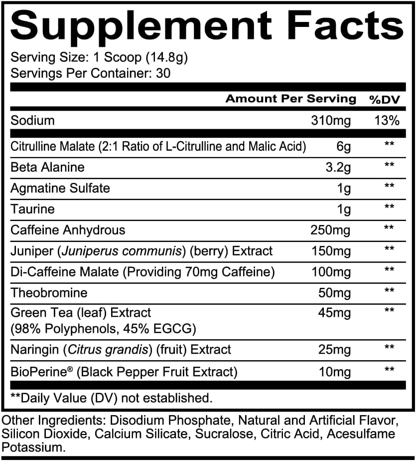  Redcon1- Total War pre-workout 