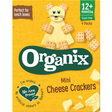  أورجانكس مقرمشات عضوية بالجبنة Organix - Organic Mini Cheese Crackers 
