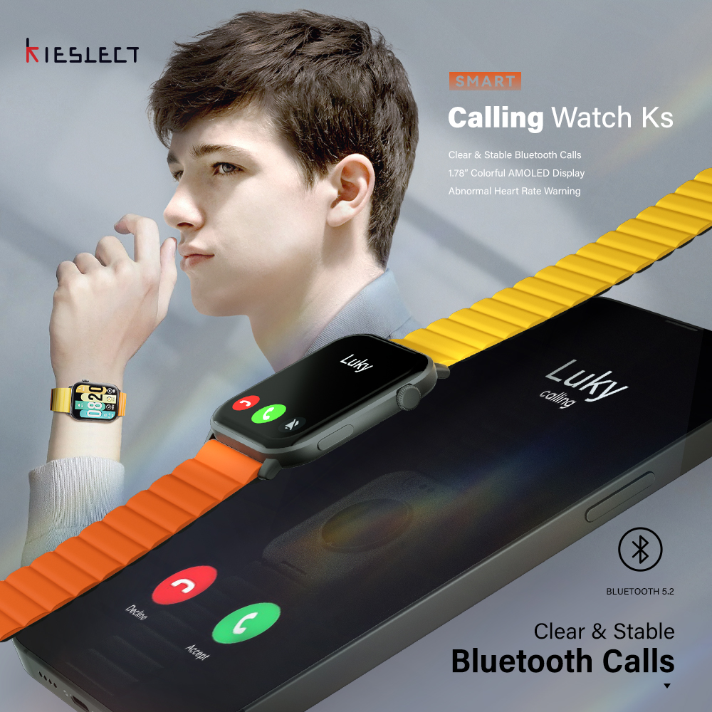  ساعة كيسلكت الذكية، موديل كي اس (Kieslect Ks Calling Smart Watch) 
