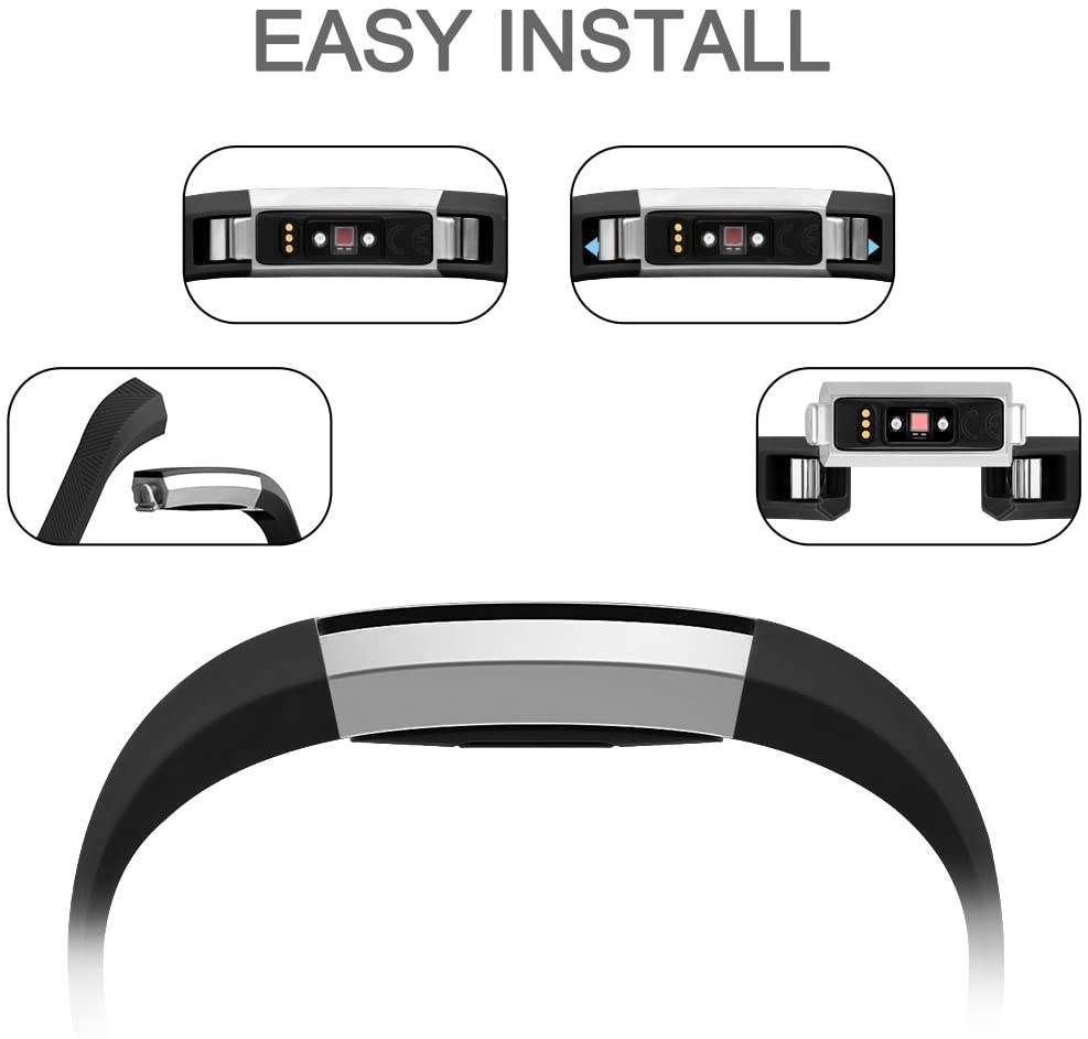  سوار سيليكون لساعة فيتبيت التا التا اتش ار -Silicone Band Fitbit Alta 