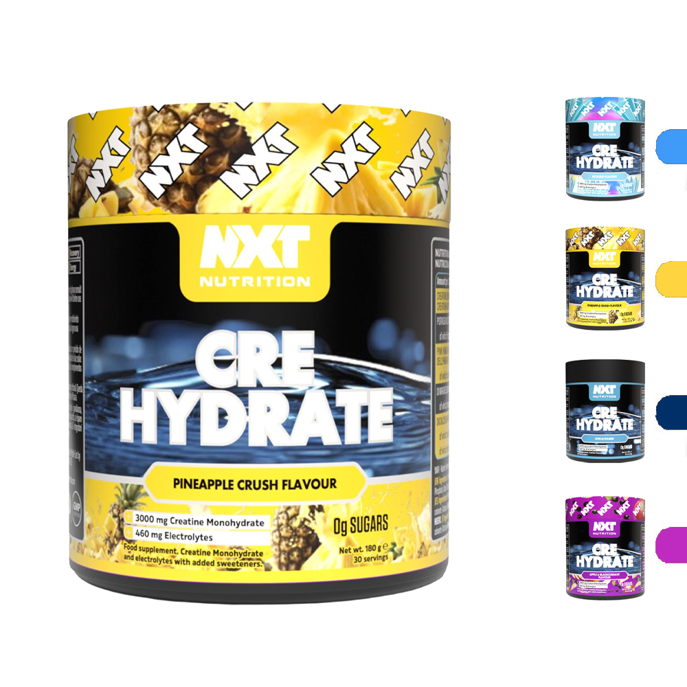  نكست نيوتريشن - كرياتين مونوهيدرات مع الإلكتروليتات (180 جم) - NXT Nutrition Creatine Hydrate with Electrolytes 