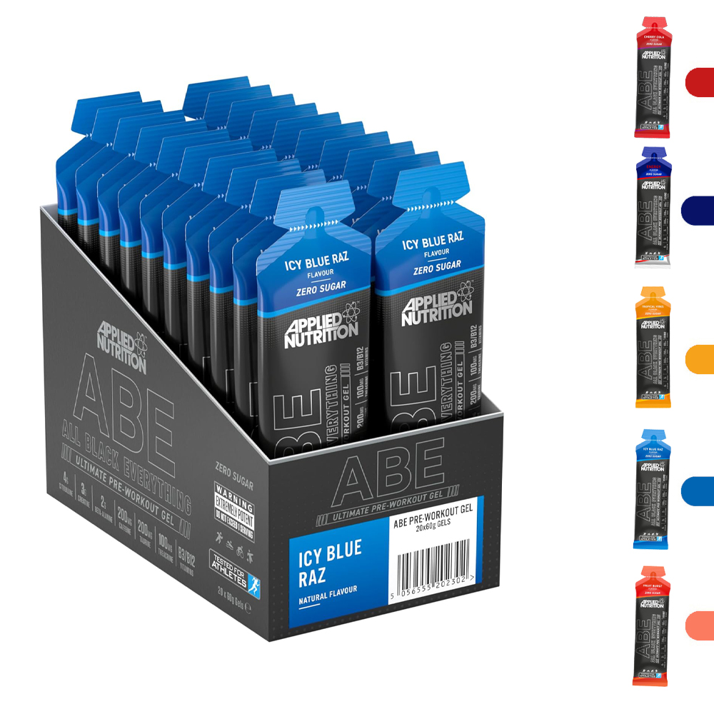  ابلايد نيوترشن - ايه بي اي جل قبل التمرين (20 كيس) - Applied Nutrition - ABE Ultimate Pre Workout Gel  