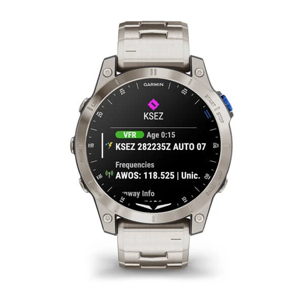  ساعة جارمن للطيارين  دي 2 ماخ 1 -Garmin watch D2 Mach 1 