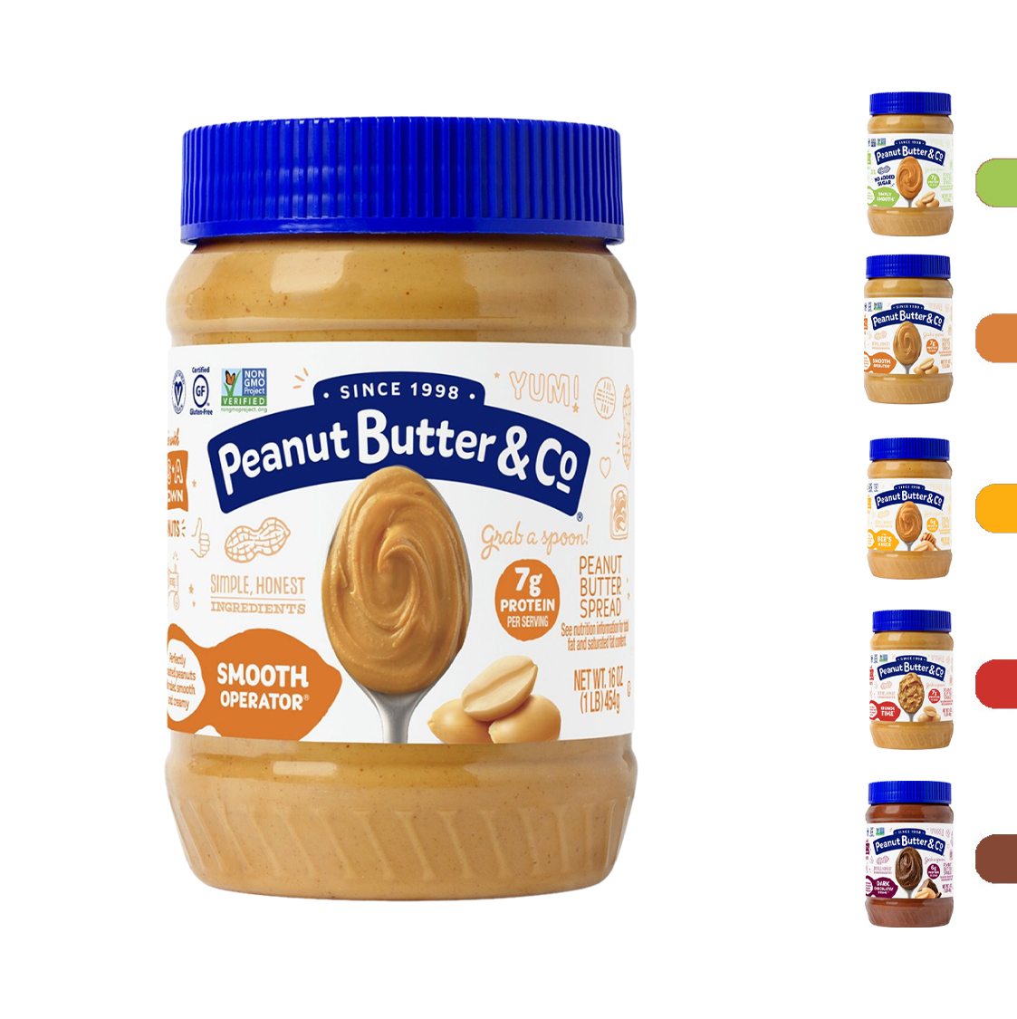  بينت بتر اند كو - زبدة فول سوداني قابلة للدهن (454 جم) - Peanut Butter & CO - Peanut Butter 