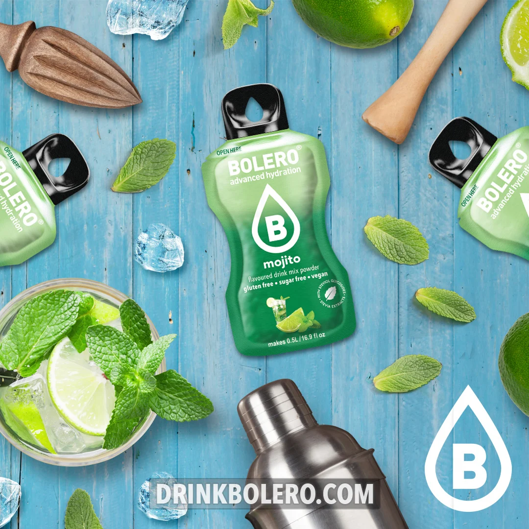  بوليرو - منكهات ترطيب وتحلية المياه (12 حبة) - Bolero Advanced Hydration Drink Sticks 