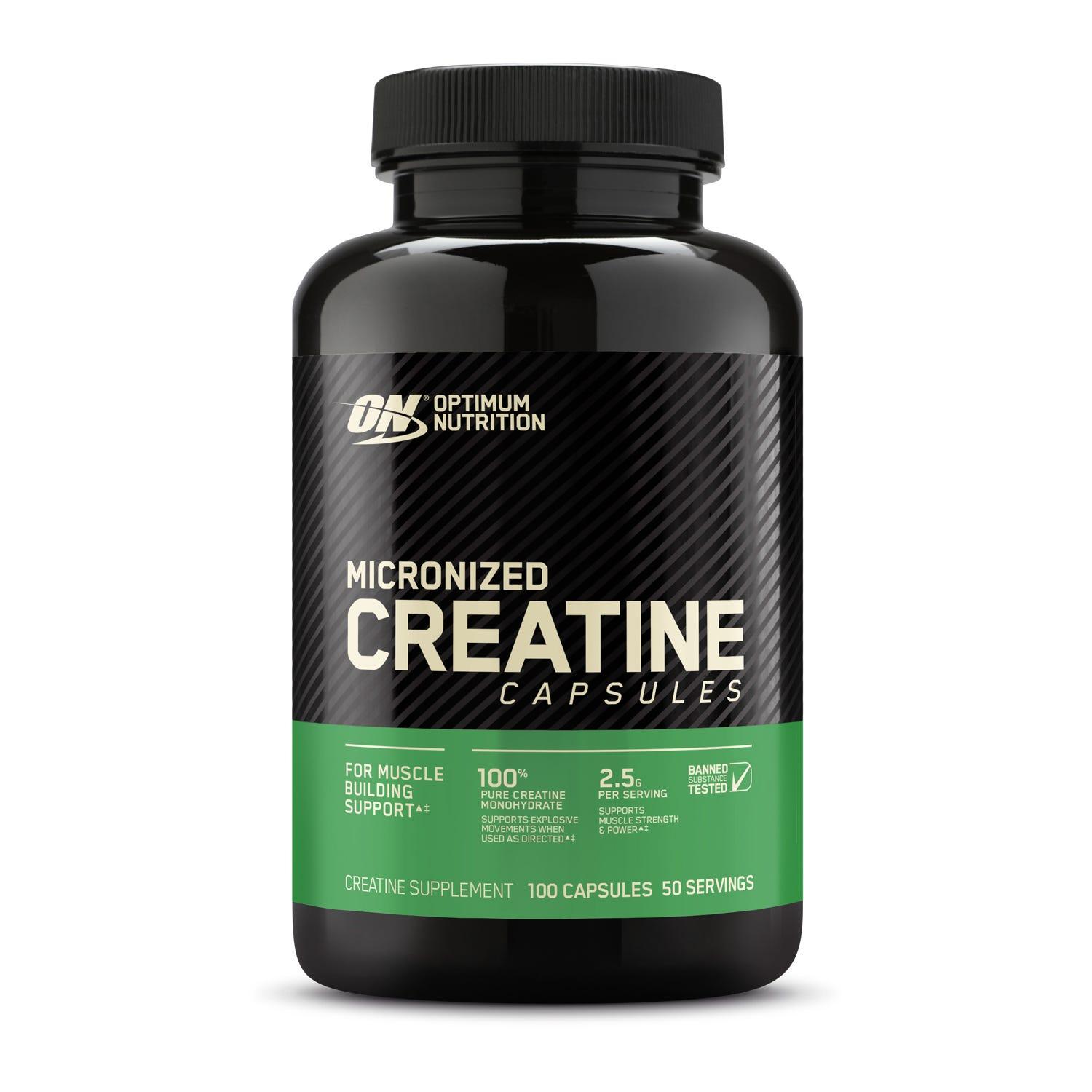  Optimum Nutrition Micronized Creatine Monohydrate Capsules 