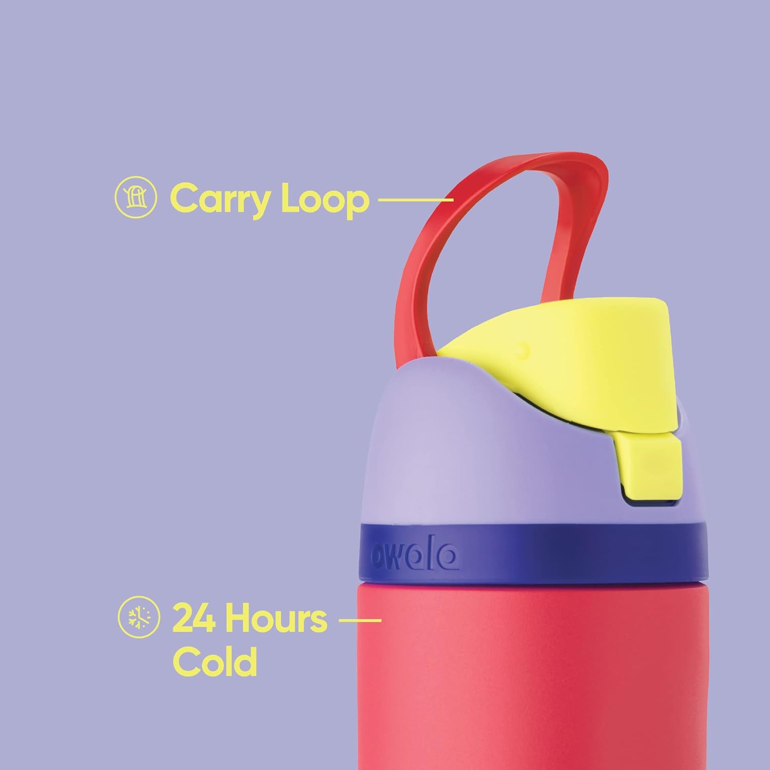  أوالا فري سيب زجاجة مياه ستانلس ستيل المعزول (940 مل) - Owala FreeSip Insulated Stainless Steel Water Bottle 