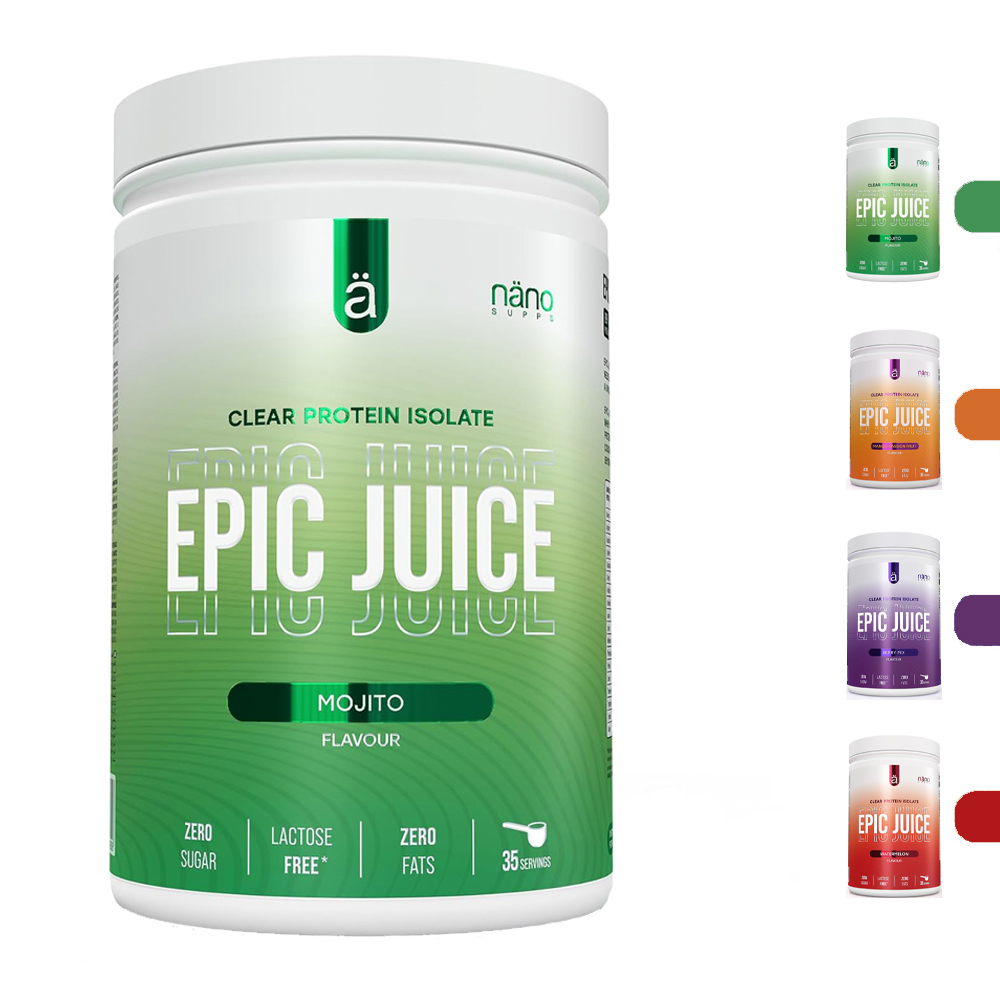  نانو سبس -  عصير ايبيك كلير واي بروتين ايزوليت (875 جم) - Nano Supps Epic Juice Whey Protein 