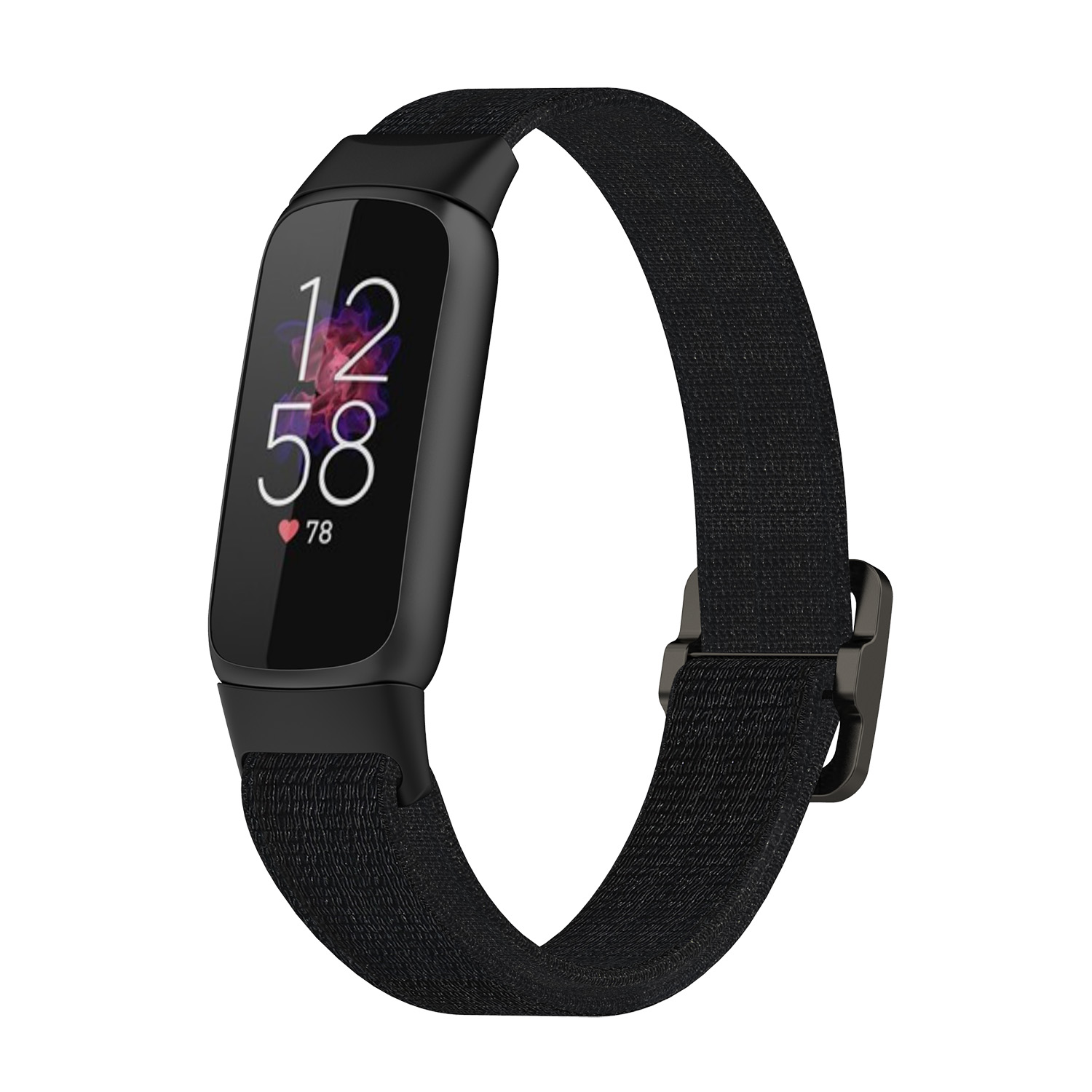  Black Nylon Replacement Band for Fitbit Luxe 