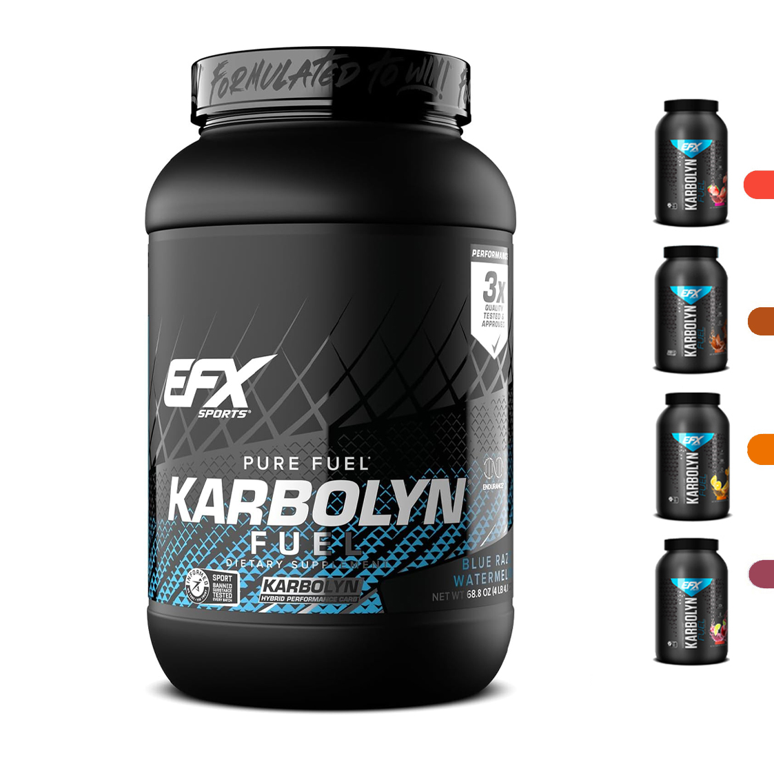   إي إف إكس سبورتس - مكمل الكربوهيدرات كاربولين (4 باوند) EFX SPORTS KARBOLYN FUEL 