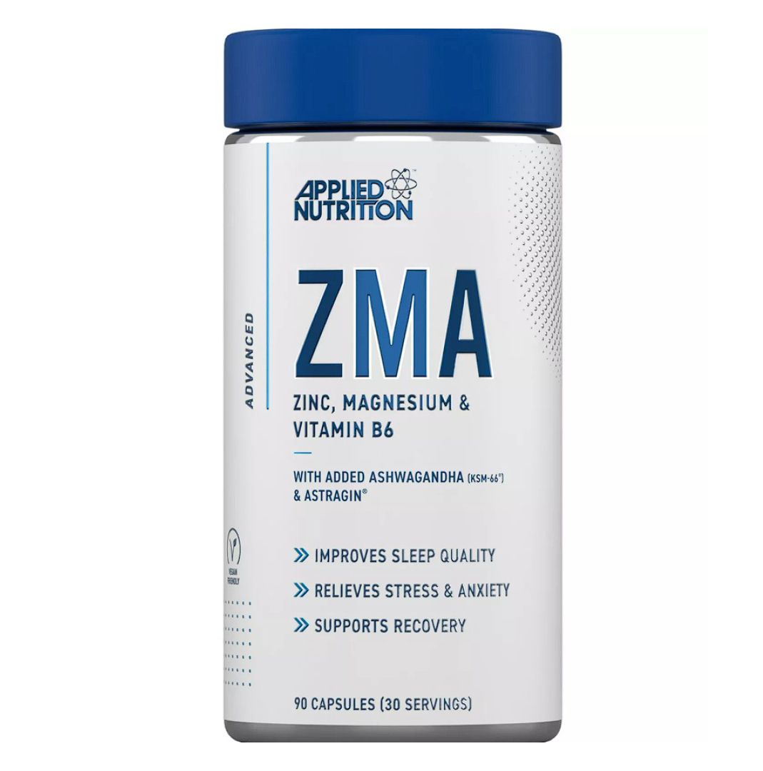  ابلايد نيوترشن - ZMA مع اشواجندا (90 كبسولة) - Applied Nutrition ZMA With Ashwagandha 