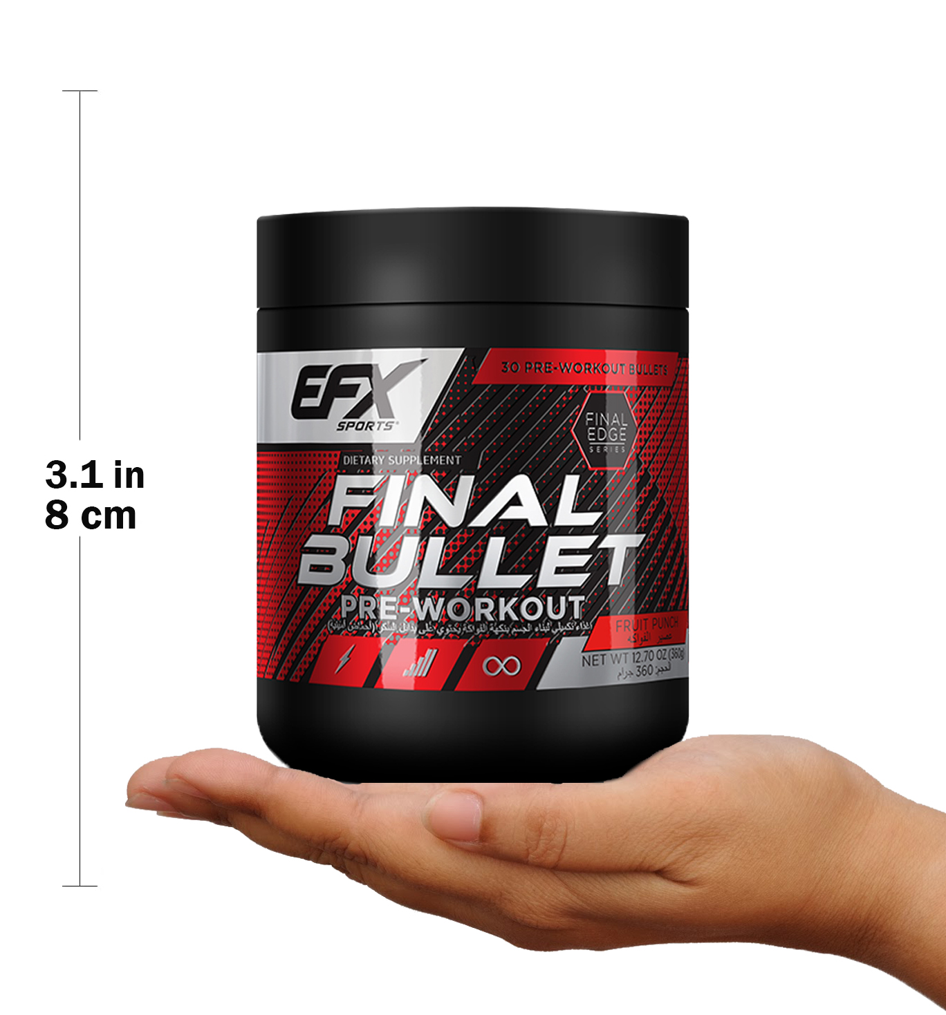   إي إف إكس سبورتس‏ - فاينل بولت قبل التمرين (30 حصة غذائية) EFX Final Bullet Pre-Workout 