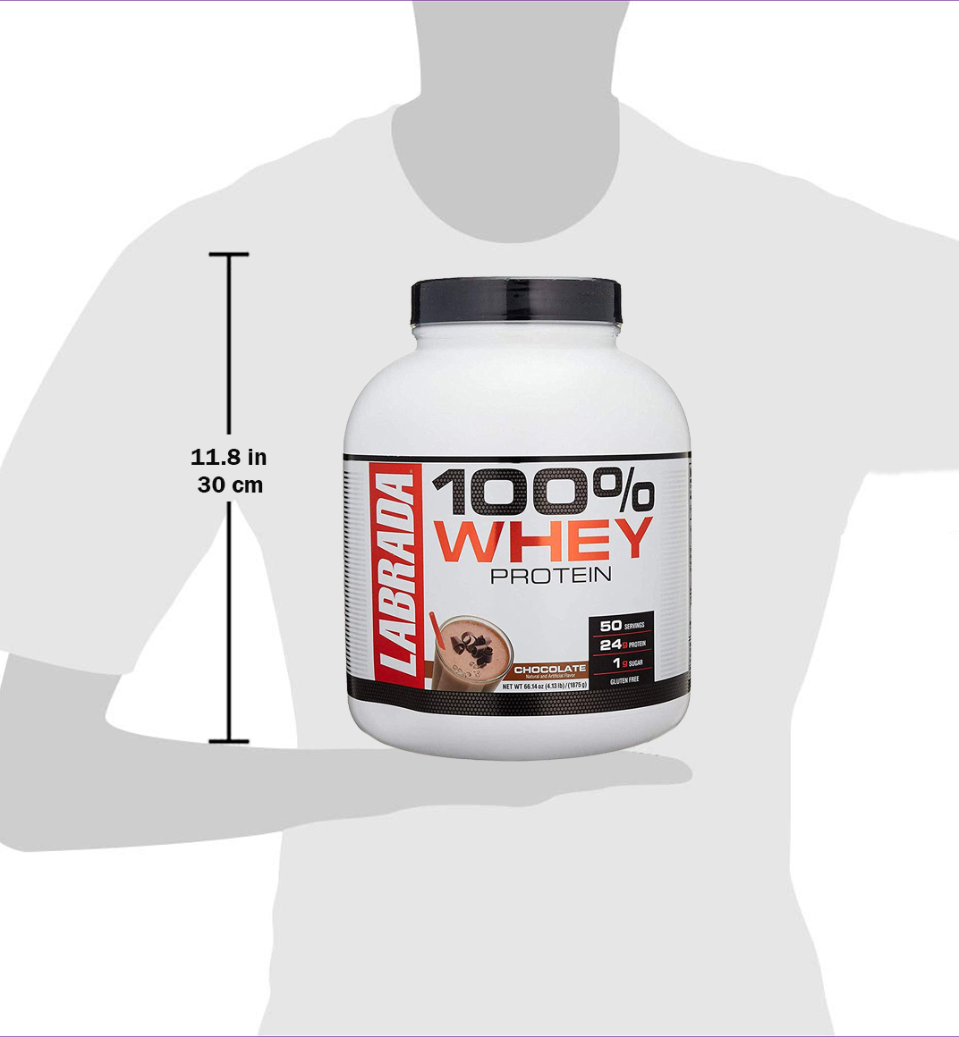  لابرادا نيوتريشن - 100% واي بروتين باودر (4.13 باوند) Labrada Nutrition 100% Whey Protein 