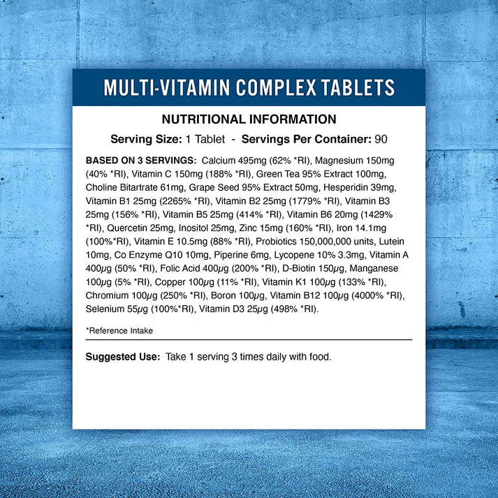  ابلايد نيوترشن - مالتي فيتامين (90 كبسولة) - Applied Nutrition Multi Vitamin Complex 