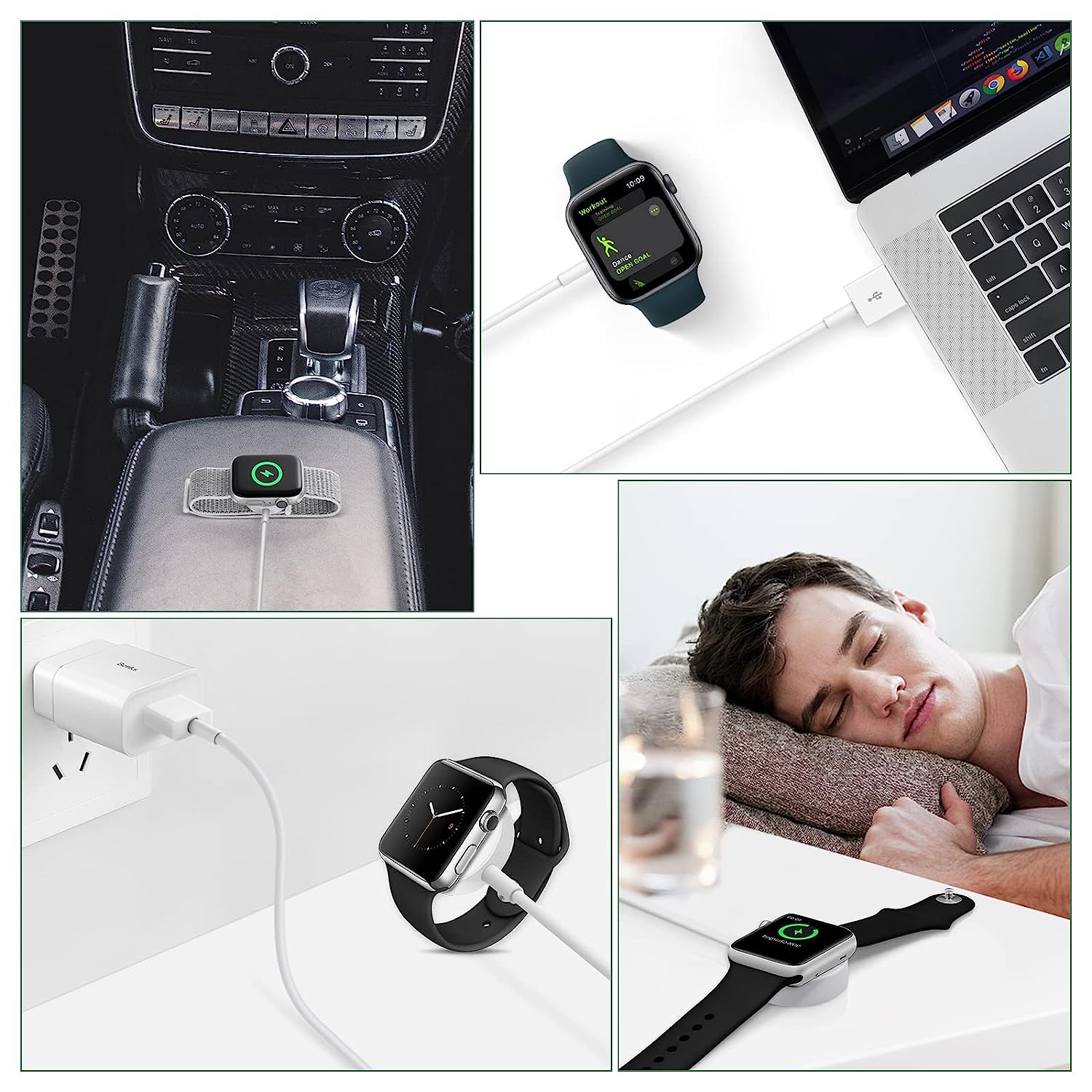  كيبل سلك شاحن لساعات ابل يو اس بي -  USB A 