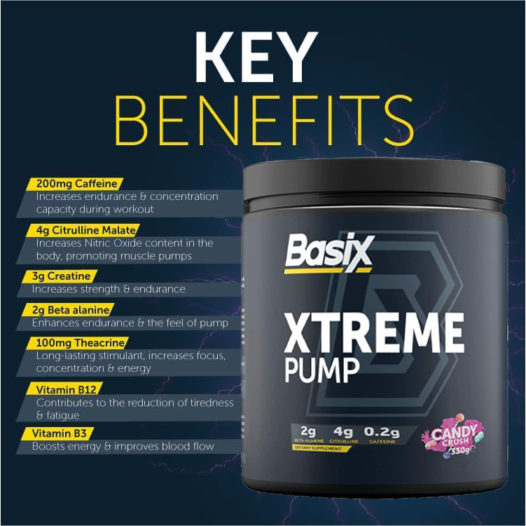  بيسيكس اكستريم بامب (330 جم) - Basix Xtreme Pump 