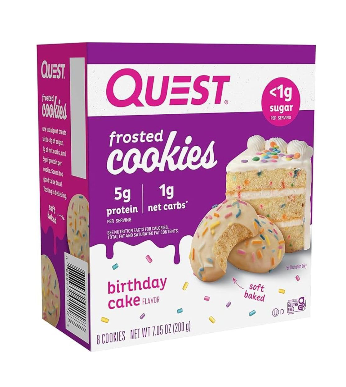  كويست نيوترشن بسكويت البروتين المخبوز  Quest Nutrition Frosted Cookies 