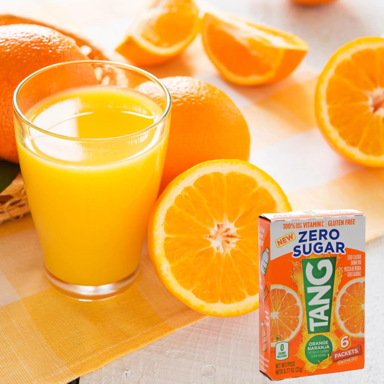  Tang - On The Go Sugar Free Drink Mix (6 sticks) 