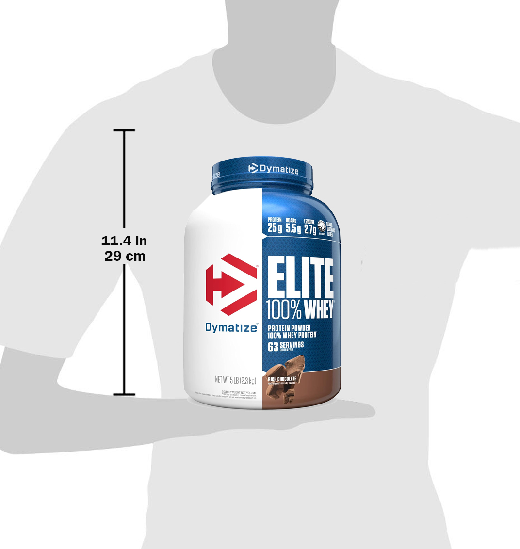  ديماتيز - ايليت واي بروتين (2.3 كجم) -  Dymatize - Elite 100% Whey Protein 
