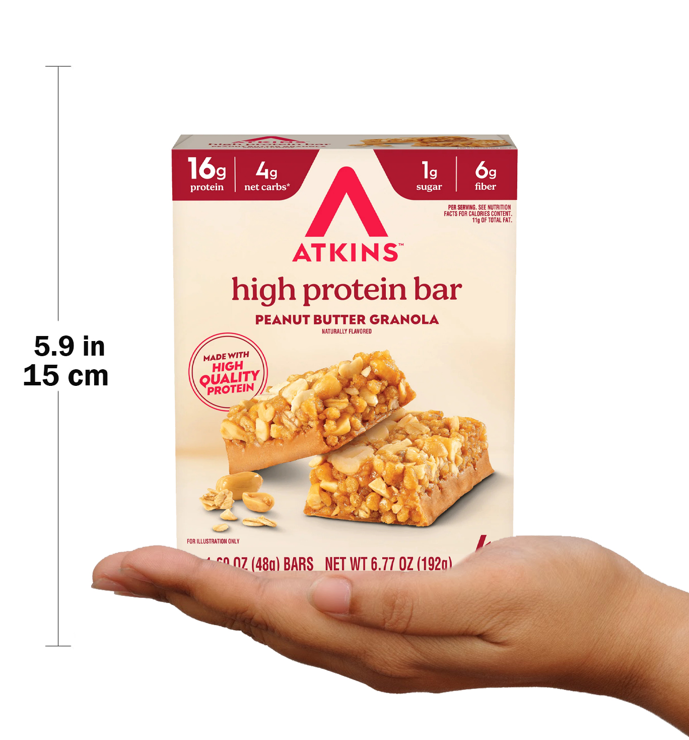  Atkins - Granola Protein Meal Bar 