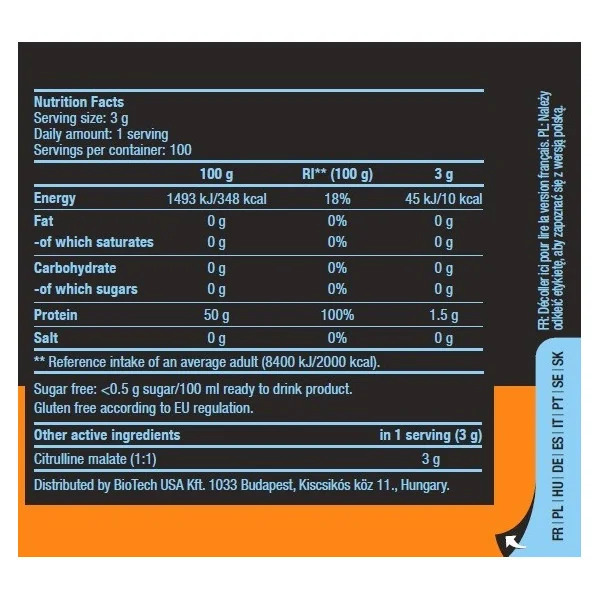  BioTechUSA -Citrulline Malate Powder (300g) 