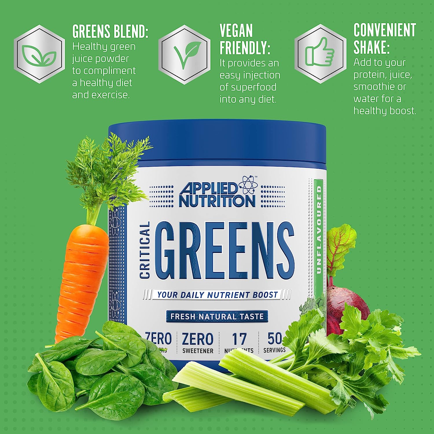  ابلايد نيوترشن كريتيكال جرين - Applied Nutrition Critical Greens 