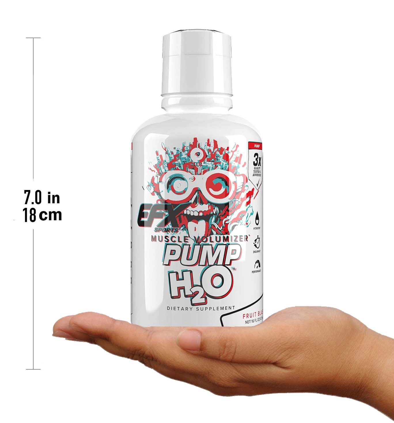  إي إف إكس سبورتس‏ - بمب H2O مكمل ضخ الدم وتضخيم العضلات  (473 مل) EFX Sports Pump H2O Muscle Volumizer 