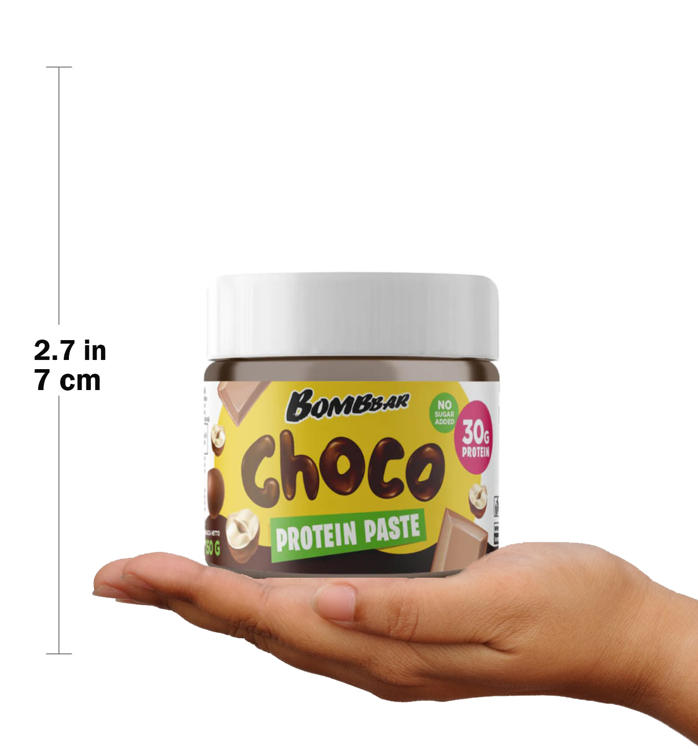  بومب بار - زبدة الشوكولاتة والبندق قابلة للدهن (150 جم) - Bombbar Chocolate Hazelnut Spread 