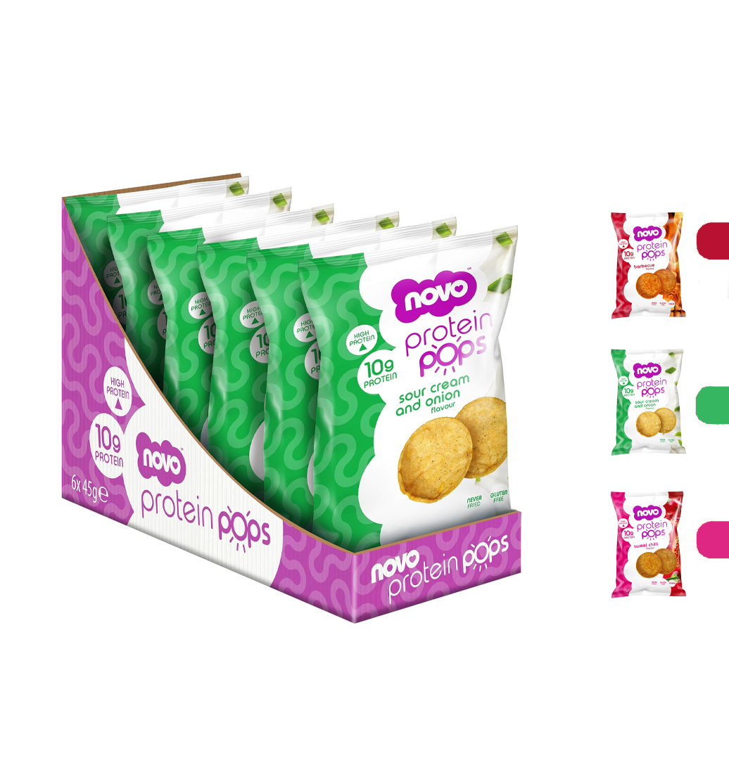  نوفو - بروتين بوبس (6 قطع) - NOVO Protein Pops 