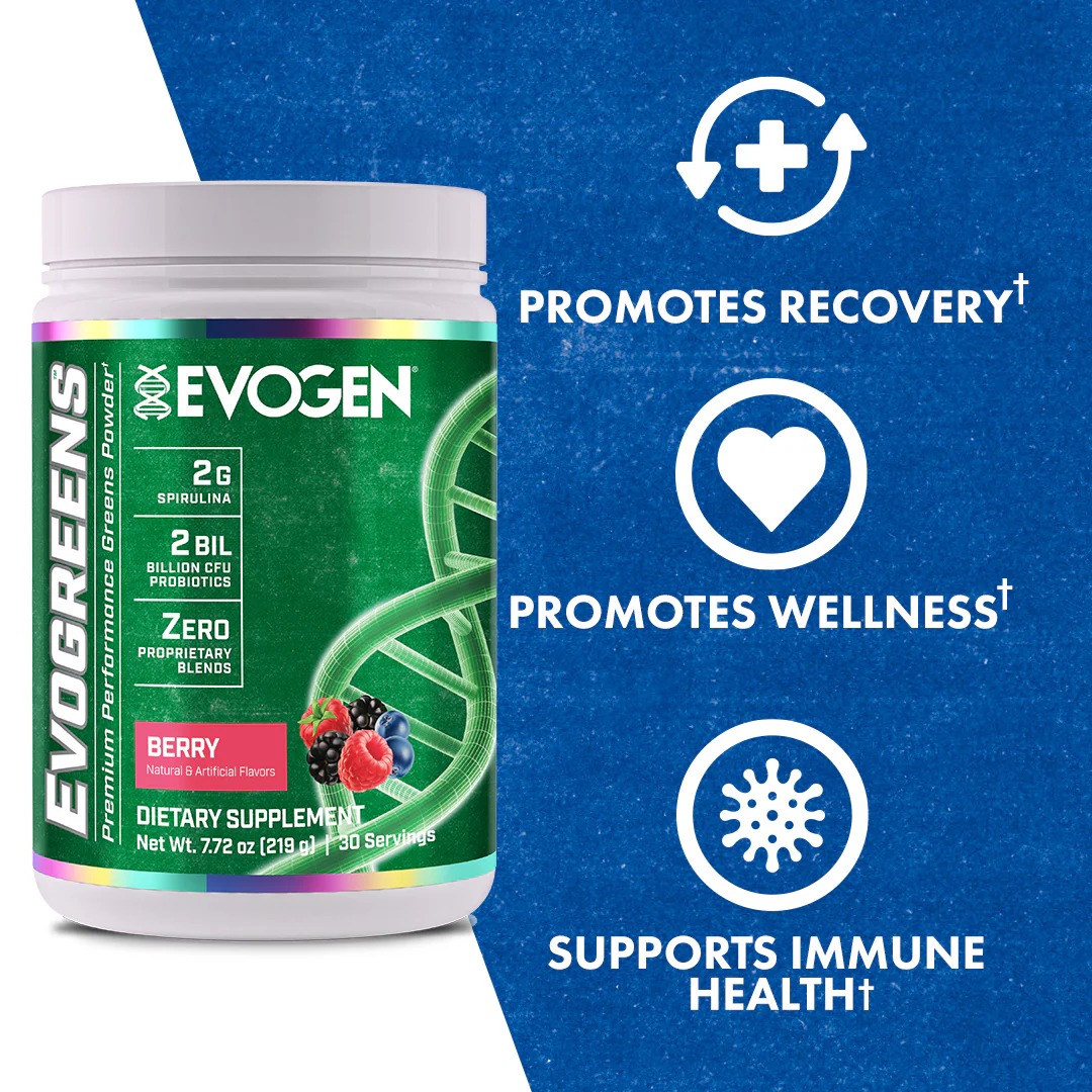  Evogen - Evogreens Premium Performance Greens Superfood 