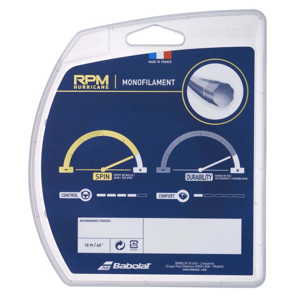  Babolat Tennis Strings RPM Hurricane 