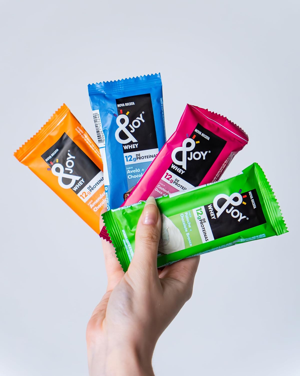  جوي - انجوى واي بروتين بار خالي من السكر (12 بار) - Enjoy snacks Enjoy Whey Bar Protein Zero Sugar 