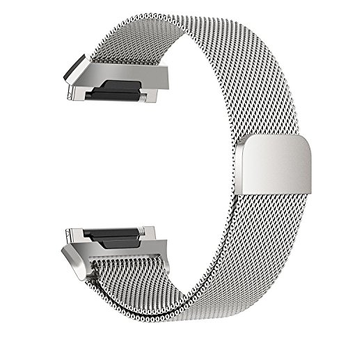  سوار ستانلس ستيل لساعة فيتبيت أيونيك Stainless steel band Fitbit Ioinc 