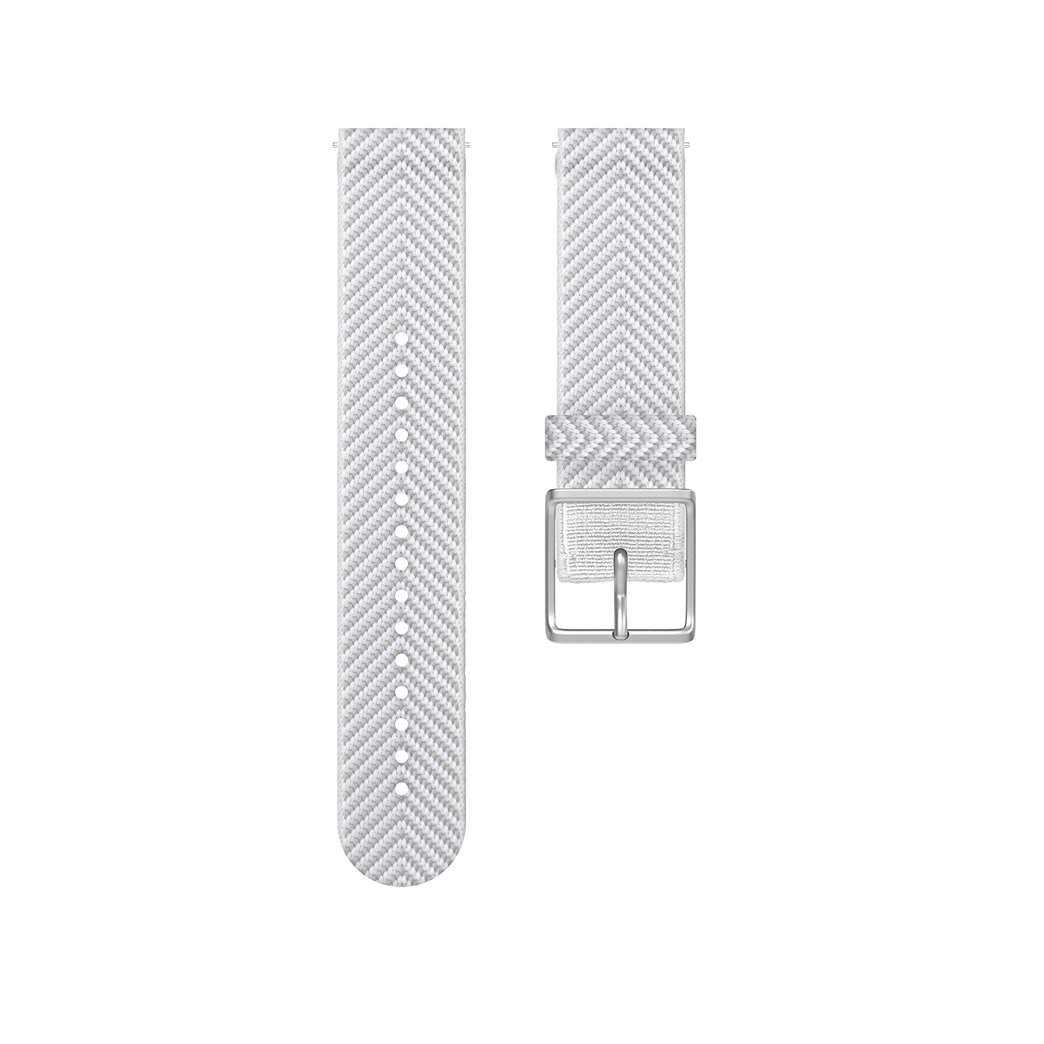  سوار قماش لساعة بولار اجنايت ويونايت أبيض-Band for Polar Ignite & Unit 