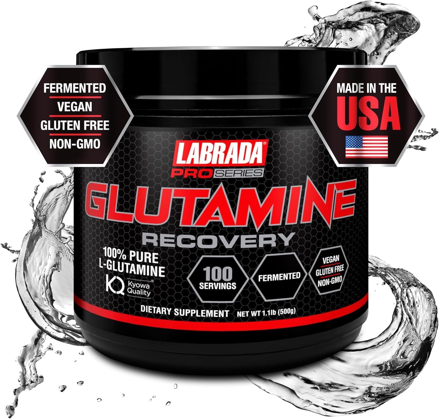  Labrada Nutrition - Glutalean Recovery L-glutamine Powder (500g) 