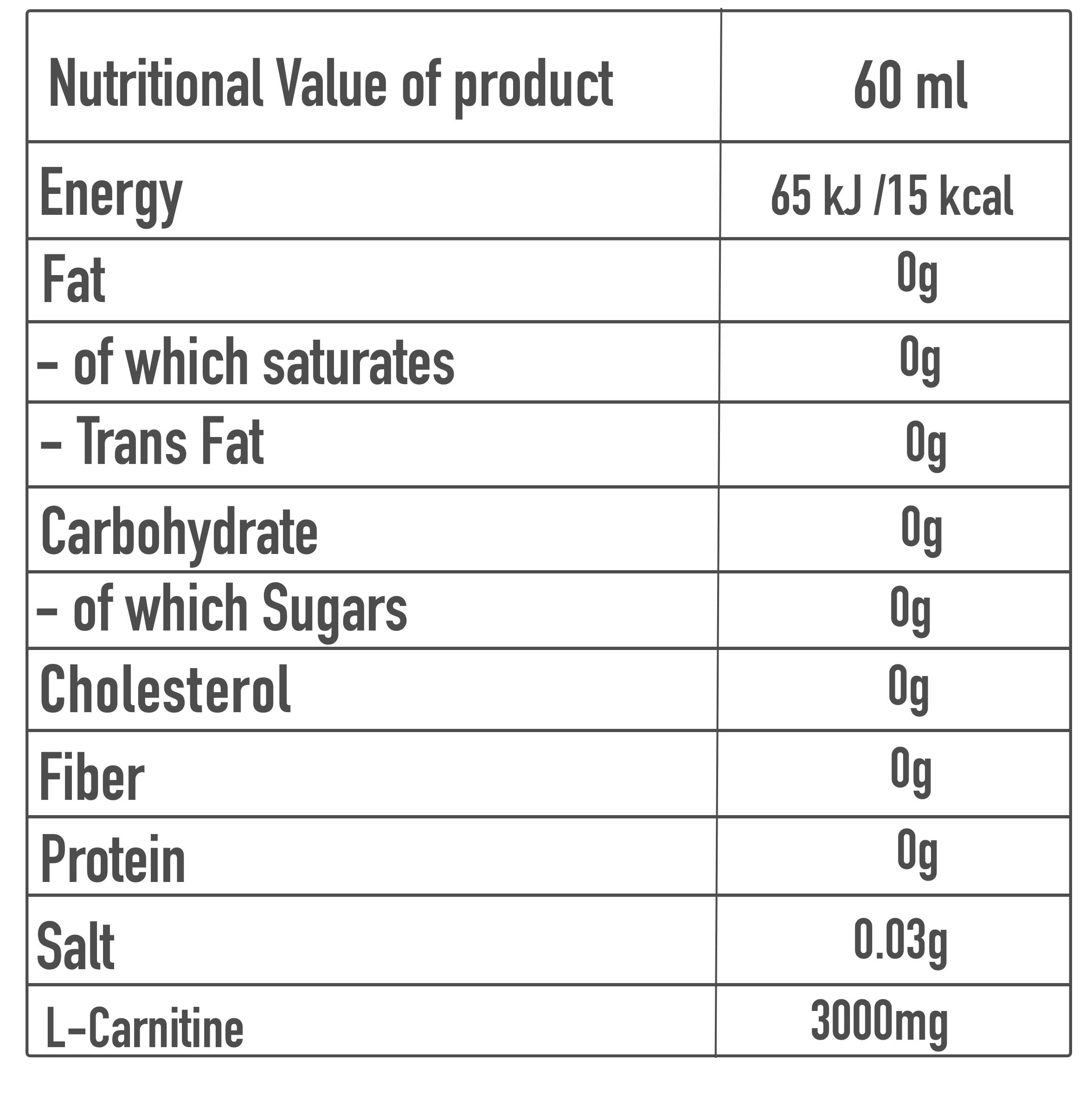  هايب - ال كارنتين شوت (12 شوت) - Hype L-Carnitine 3000mg Shot 