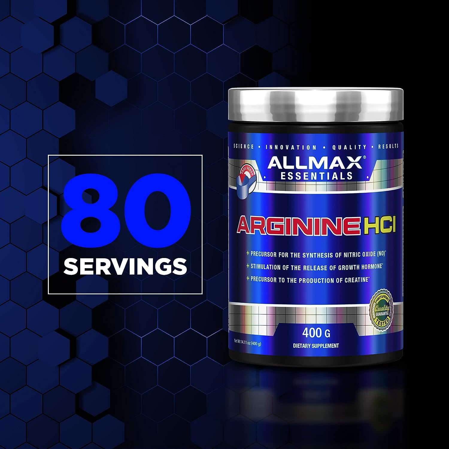  اول ماكس‏, أرجينين هيدروكلوريد ALLMAX Essentials ARGININE HCL 