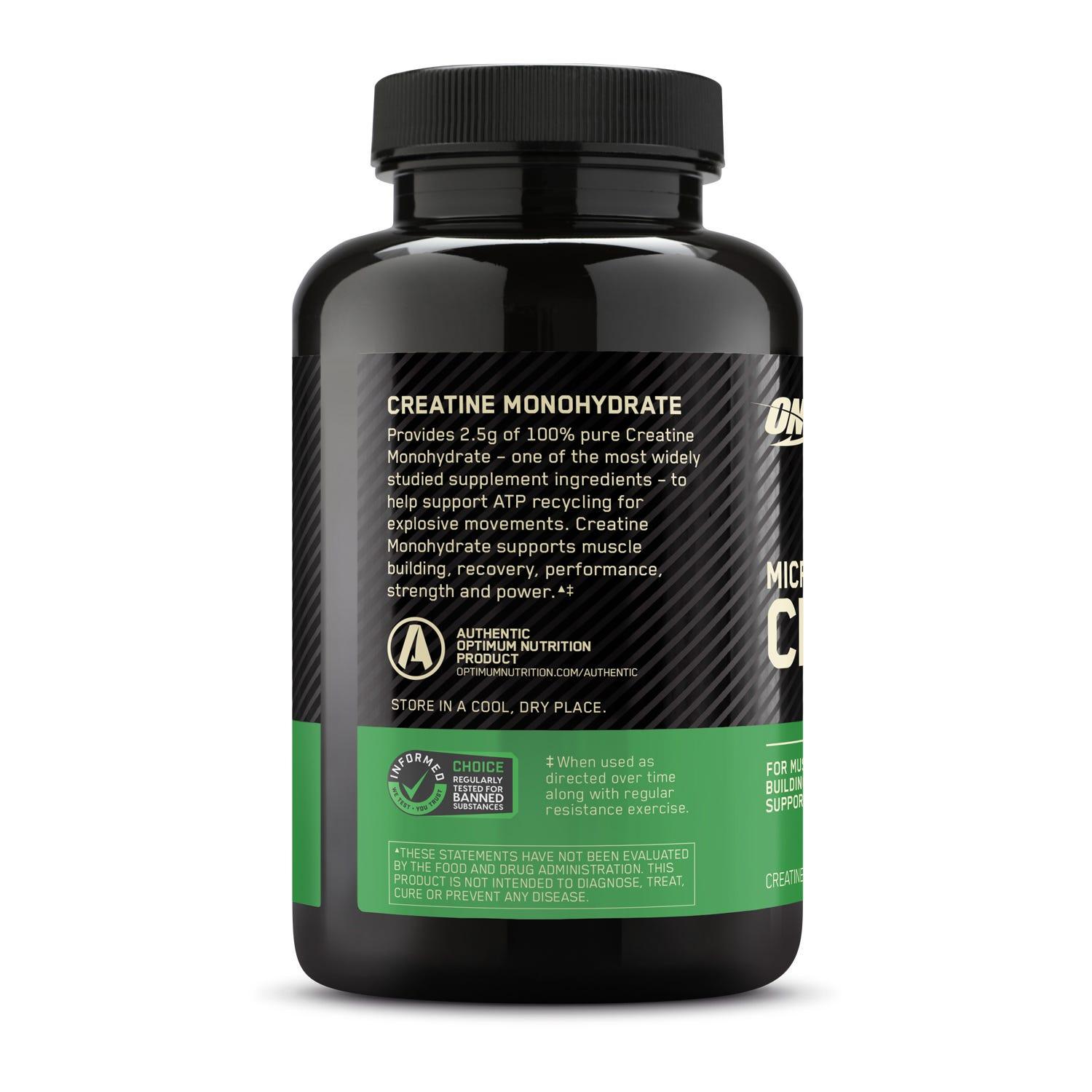  Optimum Nutrition Micronized Creatine Monohydrate Capsules 