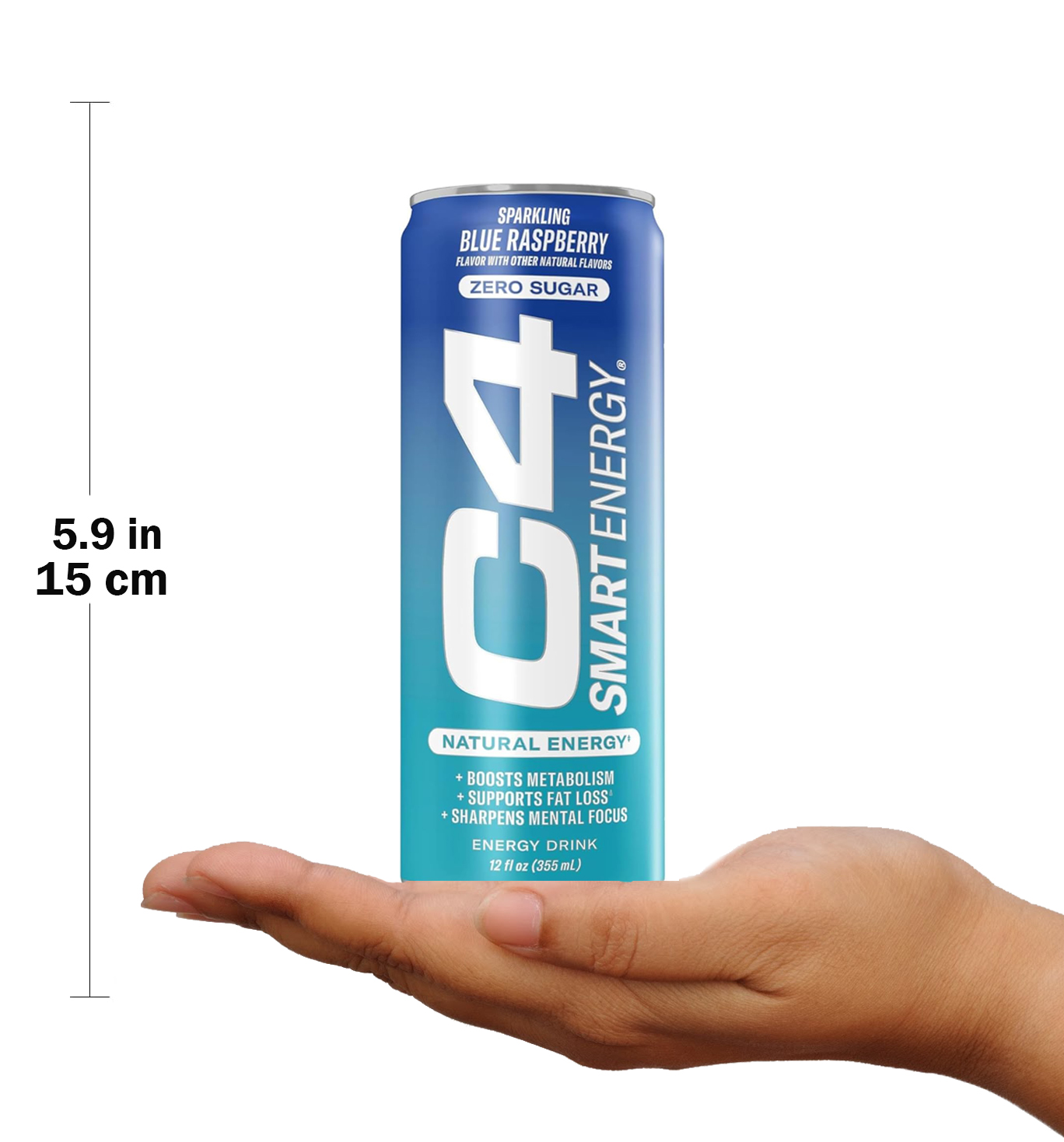  سيليكور - سي 4 مشروب طاقة الذكي قبل التمرين (12 علبة) - Cellucor - C4 Smart Energy Drink 