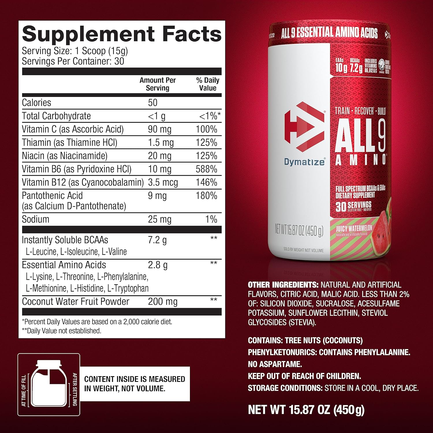  Dymatize - All 9 Amino Acids Powder 