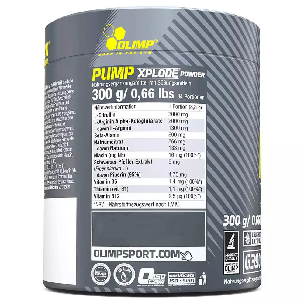  أولمب سبورت نيوترشن بامب اكسبلود Olimp Sport Nutrition Pump Xplode 