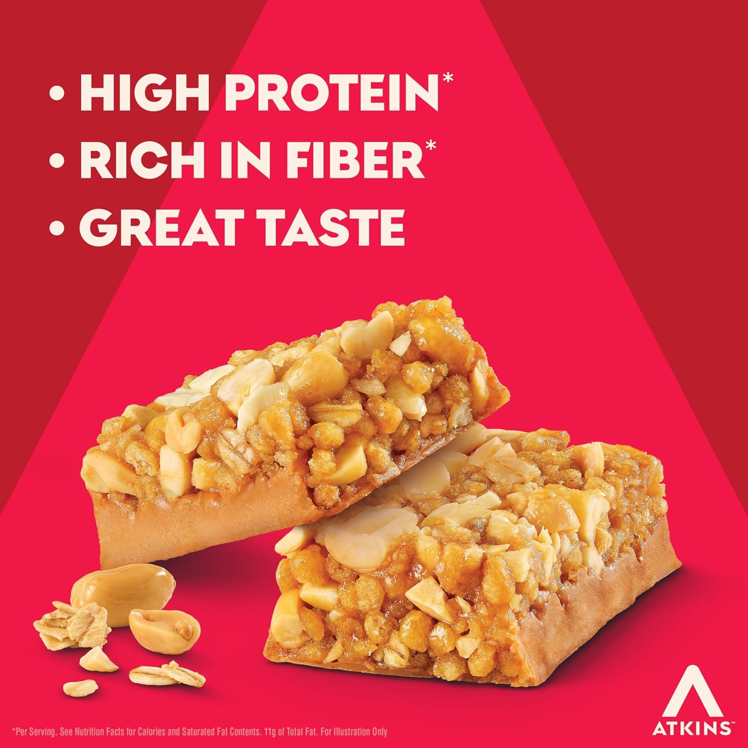  Atkins - Granola Protein Meal Bar 