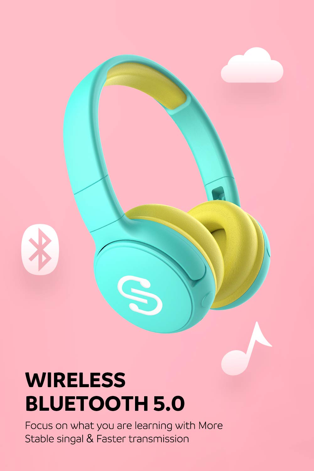  سماعة ساوندبيتس الأطفال لاسلكية -SoundPEATS Kids 
