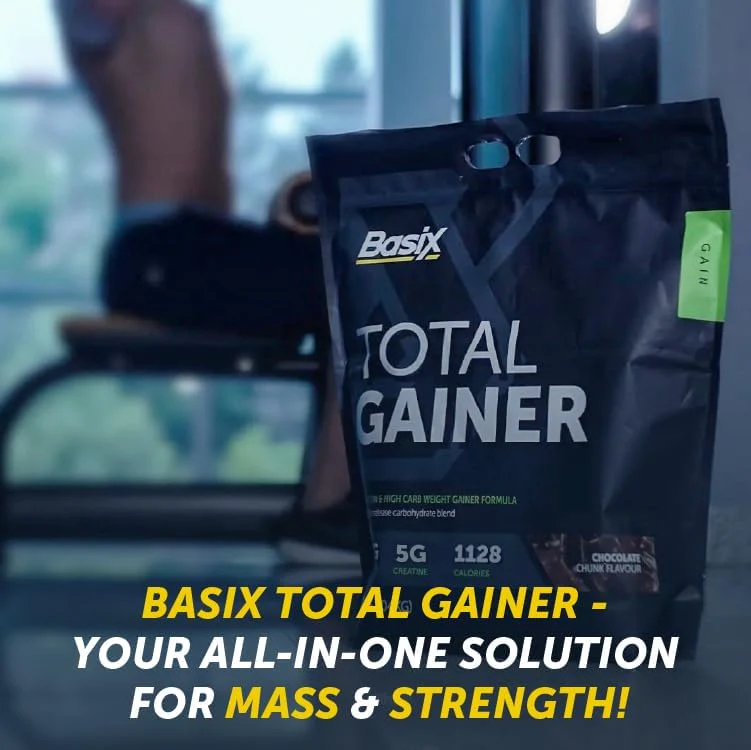  بيسيكس - توتال جينر عالي البروتين والكارب - Basix Muscle Whey Protein 
