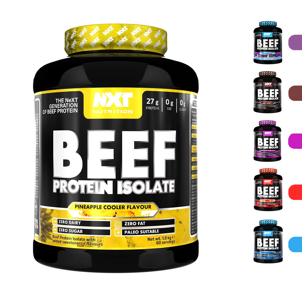  nxt nutrition Beef Protein Food Supplement Gluten Free 