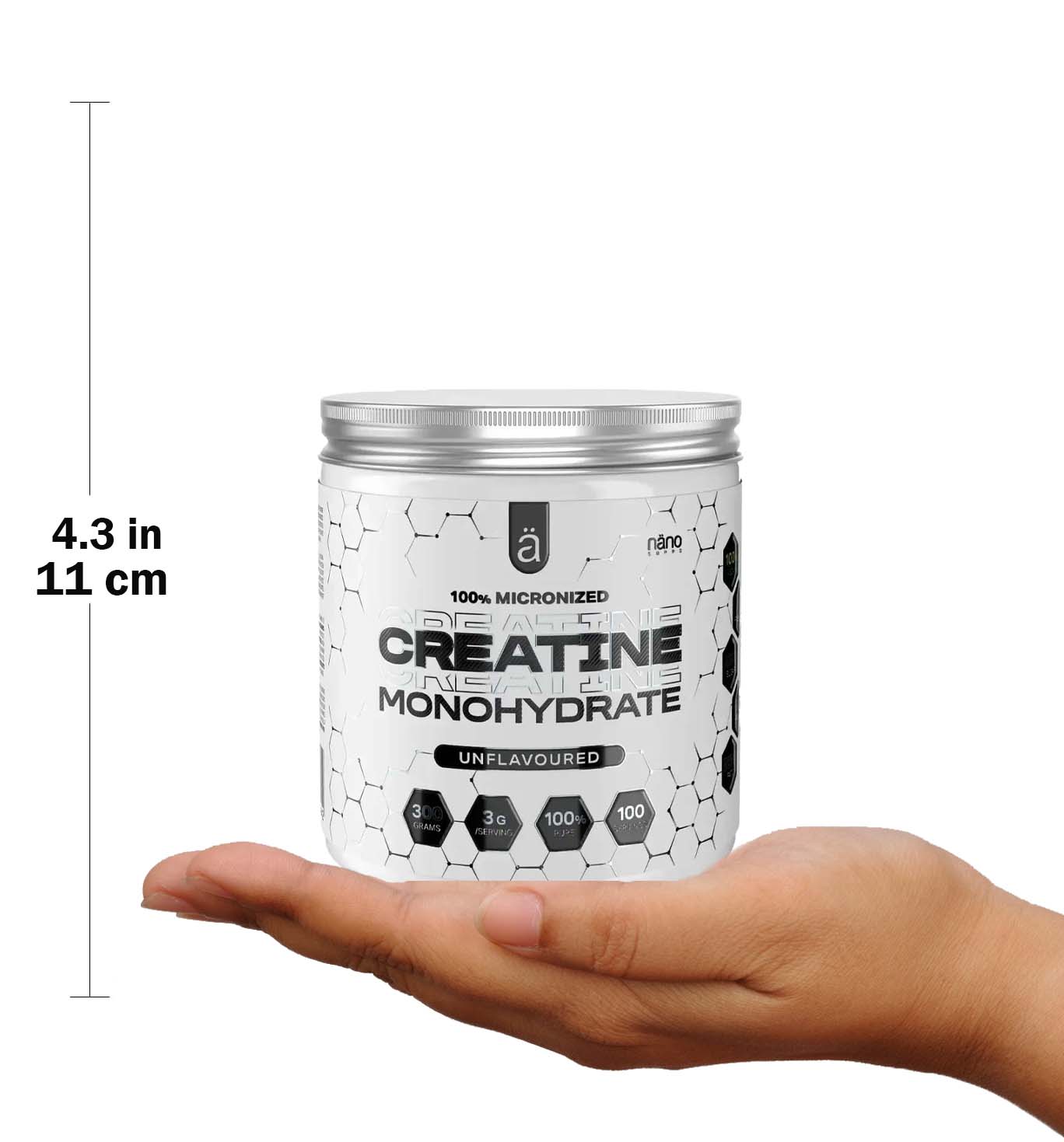  Nano Supps - Creatine Monohydrate (300 g) 