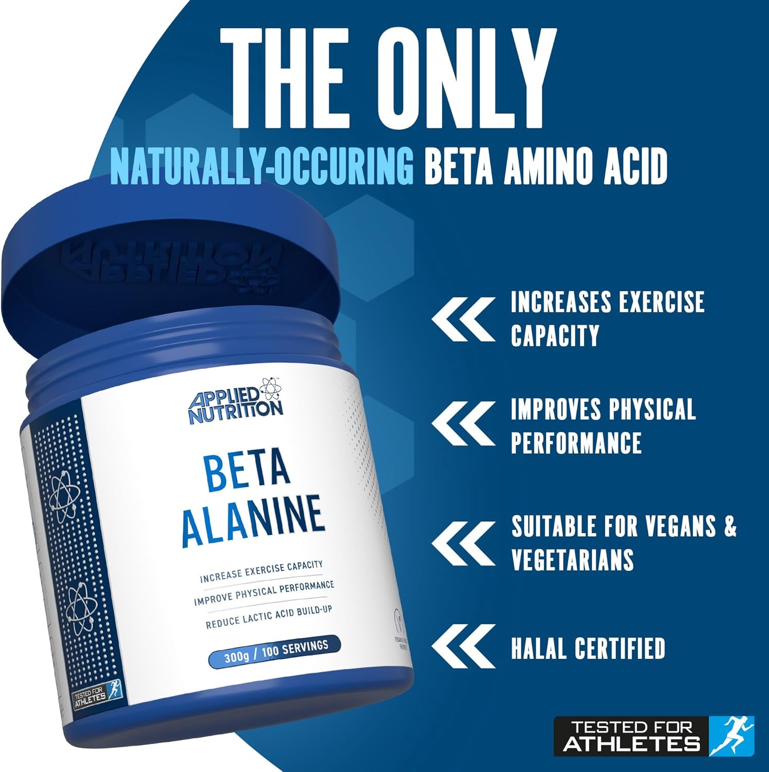  أبلايد نيوتريشن - بيتا الانين (300 جم) - Applied Nutrition Beta Alanine 