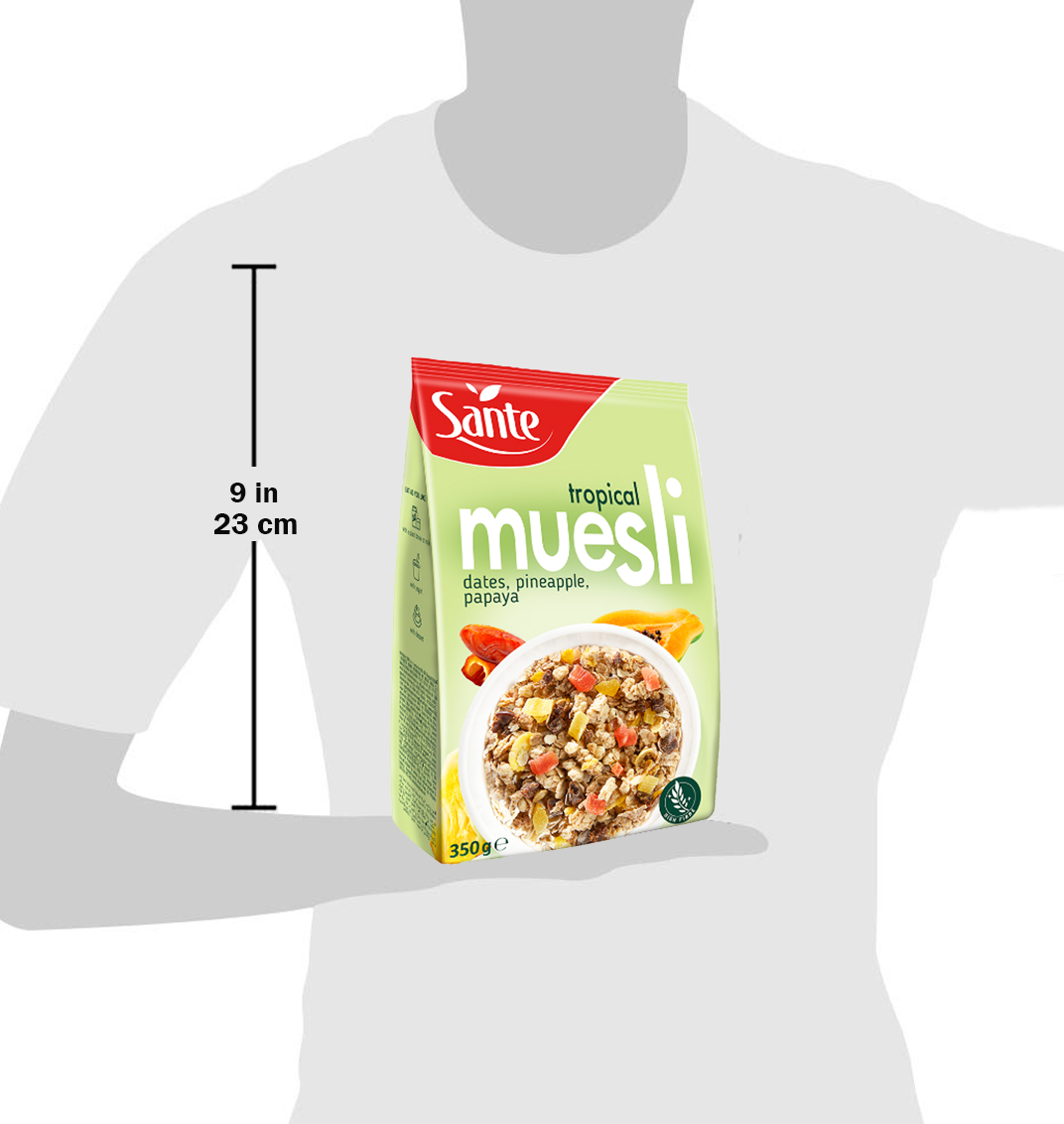  سانتيه - موسلى حبوب الافطار (350 جم) - Sante Cereals muesli 